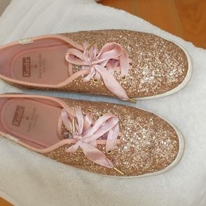 Keds Kate Spade Collab Glittery Tennis shoes